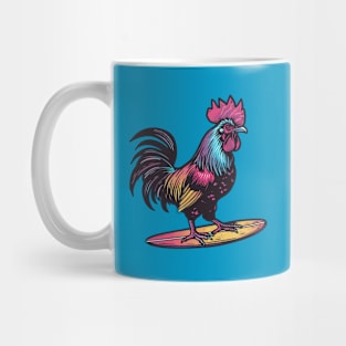 Surfing Rooster Mug